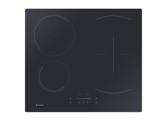 Изображение Candy CTP6SC4/E14U Black Built-in 59 cm Zone induction hob 4 zone(s)