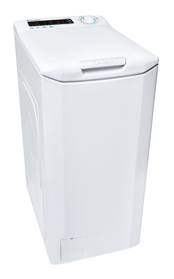 Picture of Candy | Washing Machine | CSTG 47TME/1-S | Energy efficiency class B | Top loading | Washing capacity 7 kg | 1400 RPM | Depth 60 cm | Width 41 cm | Display | LCD | NFC | White
