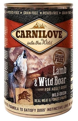 Attēls no CARNILOVE Into the Wild Lamb&Wild Boar - Wet dog food - 400 g