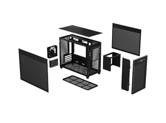 Picture of Case|ASUS|Prime AP201|MiniTower|Not included|MicroATX|MiniITX|Colour Black|PRIMEAP201