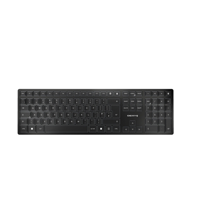 Attēls no CHERRY KW 9100 SLIM keyboard RF Wireless + Bluetooth QWERTY English Black