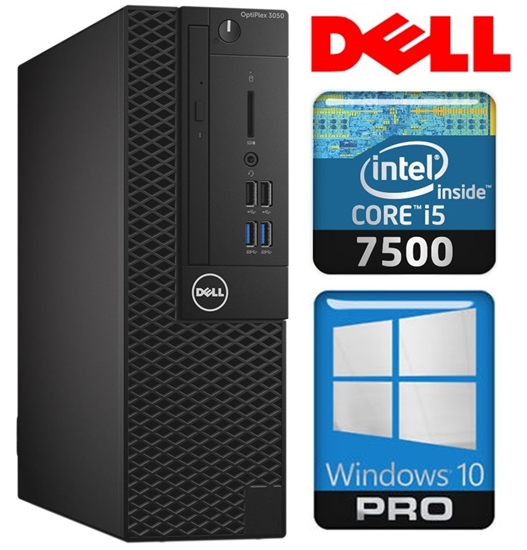 Изображение DELL 3050 SFF i5-7500 8GB 256SSD M.2 NVME GT1030 2GB WIN10Pro