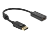 Picture of Delock Adapter DisplayPort 1.2 male to HDMI female 4K Passive black