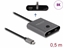 Изображение Delock USB 10 Gbps USB Type-C™ Switch 2 to 1 bidirectional 8K