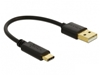 Picture of Delock USB Charging Cable Type-A to USB Type-C™ 15 cm