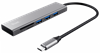 Picture of Dokstacija Halyx Fast USB-C Hub & Card Reader Silver