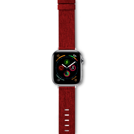 Picture of EPICO CANVAS BAND for Apple Watch 42/44 mm - red