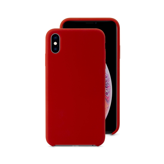 Picture of EPICO SILICONE CASE for iPhone X/XS - red