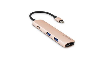 Picture of EPICO USB Type-C HUB 4K HDMI - Gold/Black