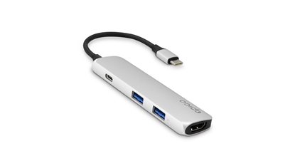 Picture of EPICO USB Type-C HUB 4K HDMI - Silver/Black