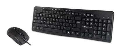 Изображение Esperanza EK137 set - USB keyboard + mouse Black