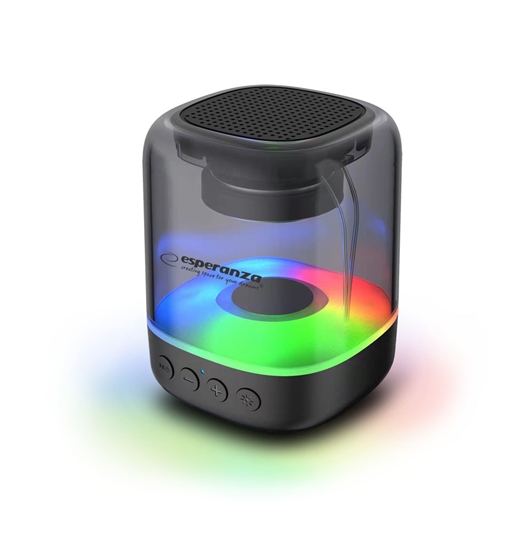 Picture of Esperanza EP154 BT FM LED RGB Speaker Black 3W