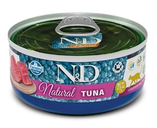 Picture of FARMINA N&D Cat Natural Tuna - wet cat food - 70 g