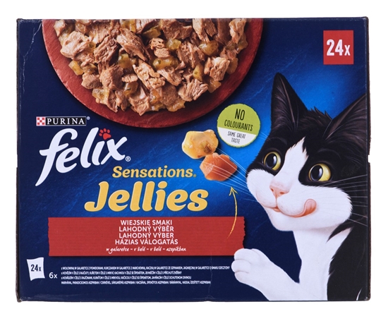 Изображение Felix Sensations country flavors in jelly 24 x 85 g