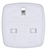 Изображение Gembird A-AC-UKEU-001 power plug adapter Type G (UK) Type F White