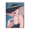 Picture of Glezna 4Living lady with hat 50x70cm