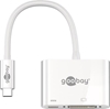 Изображение Stacja/replikator Goobay USB-C - DVI + USB-C Biały  (62108)