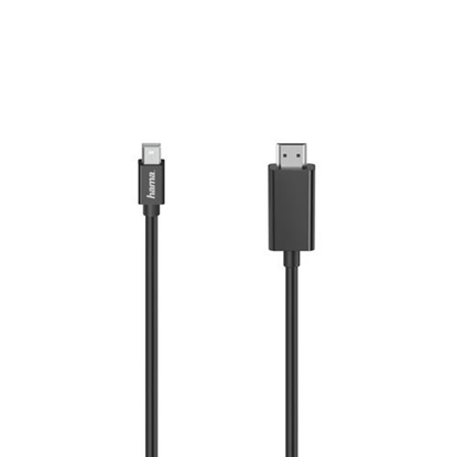 Изображение Kabel Hama DisplayPort Mini - HDMI 1.5m czarny (002007110000)