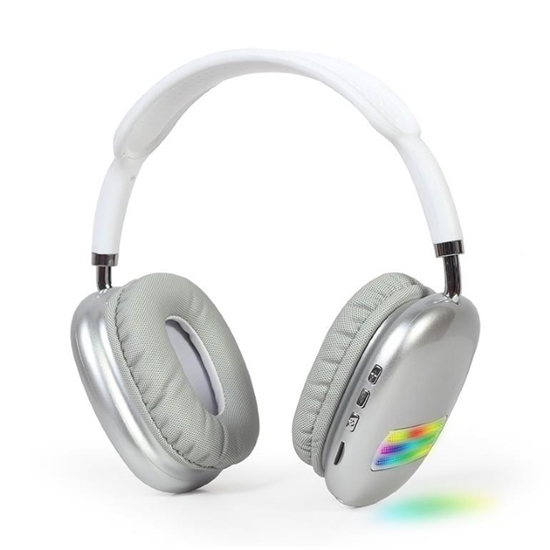 Picture of Austiņas Gembird BT Stereo Headset with LED Light Effect White