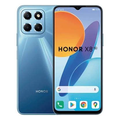 Изображение Honor X8 5G 16.5 cm (6.5") Dual SIM Android 11 USB Type-C 6 GB 128 GB 5000 mAh Blue