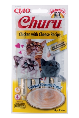 Attēls no INABA Churu Chicken with cheese - cat treats - 4x14 g