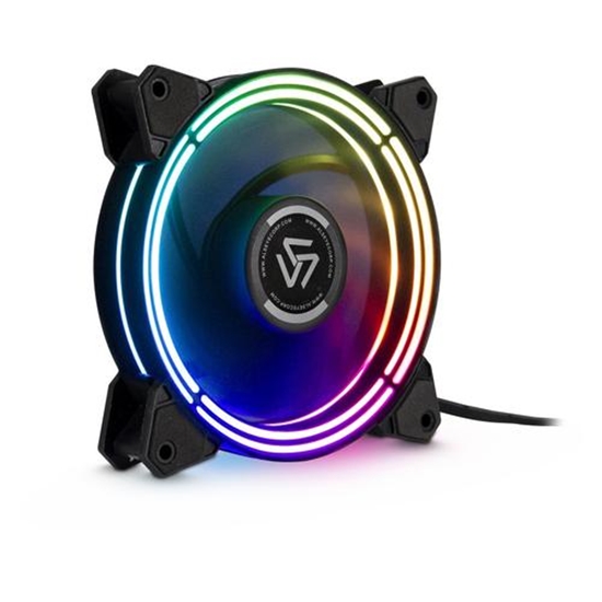 Picture of Inter-Tech Alseye Halo 3.0 Computer case Fan 12 cm Black