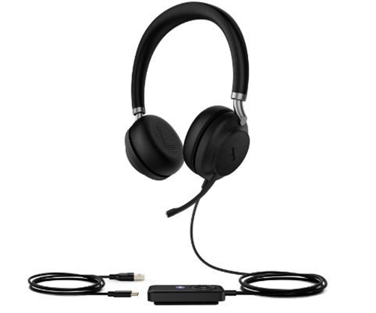 Picture of Yealink UH38 Dual Teams Headset Wired & Wireless Head-band Office/Call center Bluetooth Black