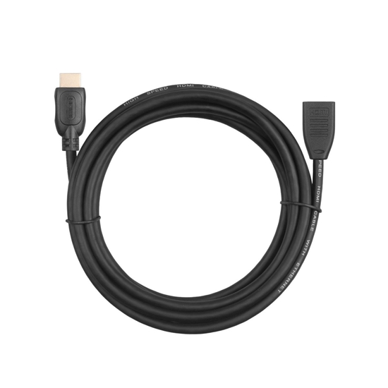 Picture of Kabel HDMI v2.0 F-M pozłacany 3m przedłużacz 