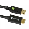 Изображение Kabel Techly DisplayPort - HDMI 1m czarny (ICOC-DSP-H12-010)