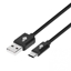 Изображение Kabel USB-USB C 3 m. czarny sznurek