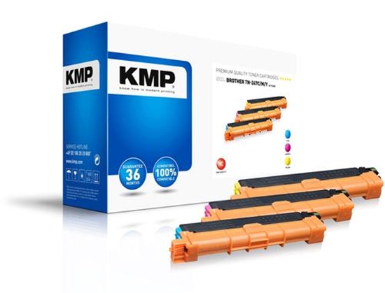 Picture of KMP B-T125X toner cartridge 3 pc(s) Compatible Cyan