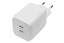 Attēls no DIGITUS 2-Port USB-C Mini Charge 65W 2x USB-C 45W+20W, white