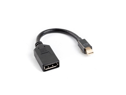 Attēls no Lanberg AD-0003-BK DisplayPort cable 0.12 m Mini DisplayPort Black