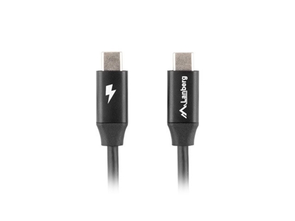 Attēls no LANBERG CABLE USB 2.0 USB-C M/M 1M QC 4.0