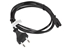 Picture of Lanberg CA-C7CA-10CC-0018-BK power cable Black 1.8 m C7 coupler CEE7/16