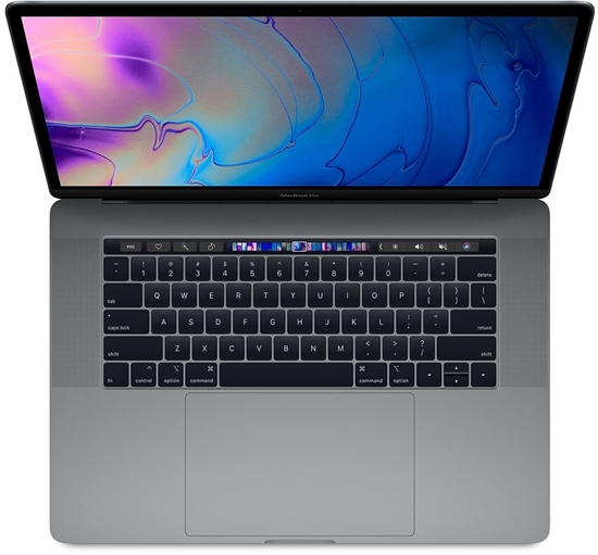 Picture of MacBook Pro 2018 Retina 15" 4xUSB-C - Core i7 2.2GHz / 16GB / 256GB SSD Space Gray (lietots, stāvoklis A)