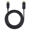 Picture of Manhattan DisplayPort 1.1 to HDMI Cable, 1080p@60Hz, 1m, Male to Male, DP With Latch, Black, Not Bi-Directional, Three Year Warranty, Polybag