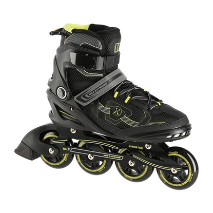 Attēls no NA9157 BLACK-YELLOW SIZE 45 IN-LINE Skrituļslidas NILS EXTREME