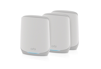 Изображение NETGEAR Orbi RBK763S Tri-band (2.4 GHz / 5 GHz / 5 GHz) Wi-Fi 6 (802.11ax) White 7 Internal