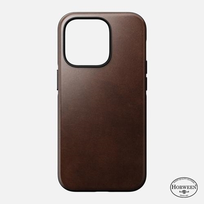 Attēls no Nomad Nowoczesne skórzane etui Horween Brązowy do iPhone 14 Pro (NM01225485)