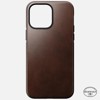 Attēls no Nomad Nomad Modern Leather MagSafe Case, brown - iPhone 14 Pro Max