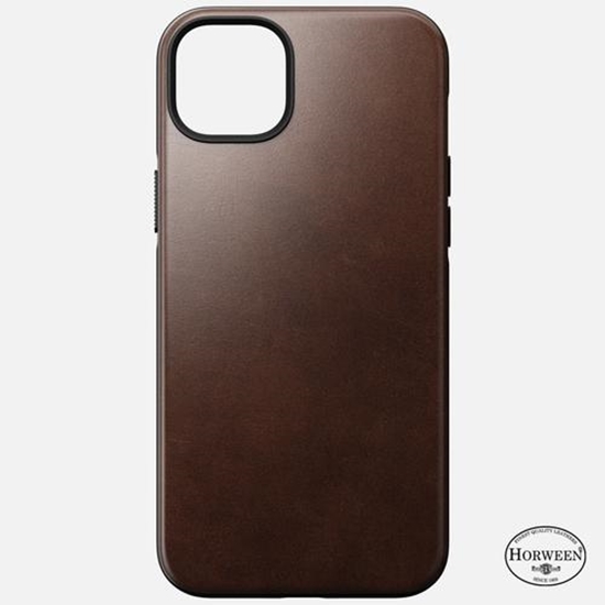 Изображение Nomad Nowoczesne skórzane etui Horween Brązowy do iPhone 14 Plus (NM01279785)