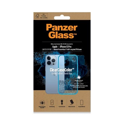Изображение PanzerGlass ™ ClearCaseColor™ Apple iPhone 13 Pro - Bondie Blue