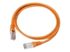 Picture of Patch cord kat.5e osłonka zalewana 0.25M pomarańczowy 