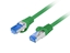 Picture of Patchcord kat.6a S/FTP LszH CCA 0.25m zielony fluke 