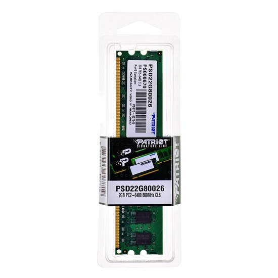 Изображение Patriot Memory 2GB PC2-6400 memory module DDR2 800 MHz