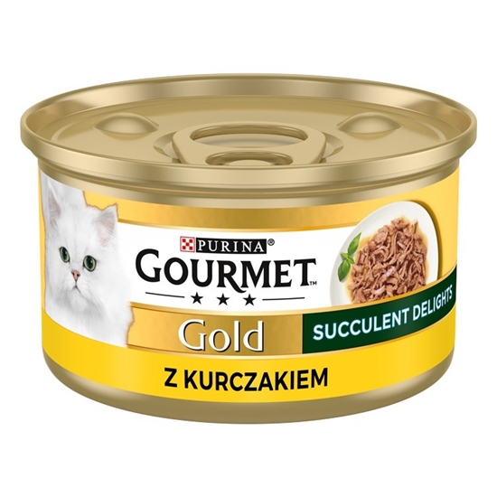 Picture of PURINA Gourmet Gold Succulent Delights Chicken - wet cat food - 85g