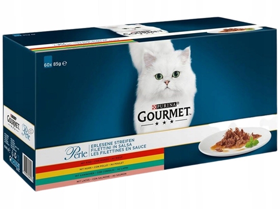 Picture of PURINA Gourmet Perle Mix - wet cat food - 60x85 g