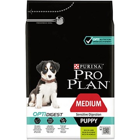 Picture of PURINA Pro Plan Optidigest Medium Puppy Sensitive Lamb - dry dog food - 3 kg