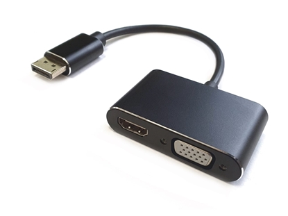 Picture of RoGer DisplayPort to HDMI + VGA Adapter v1.4 / 4K@30Hz